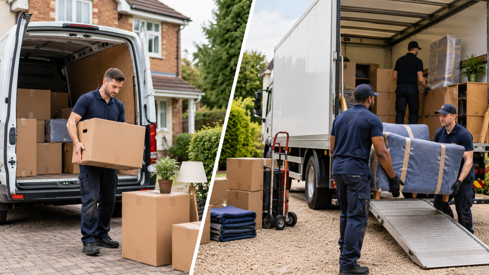 Man and Van Services vs Removal Company in London